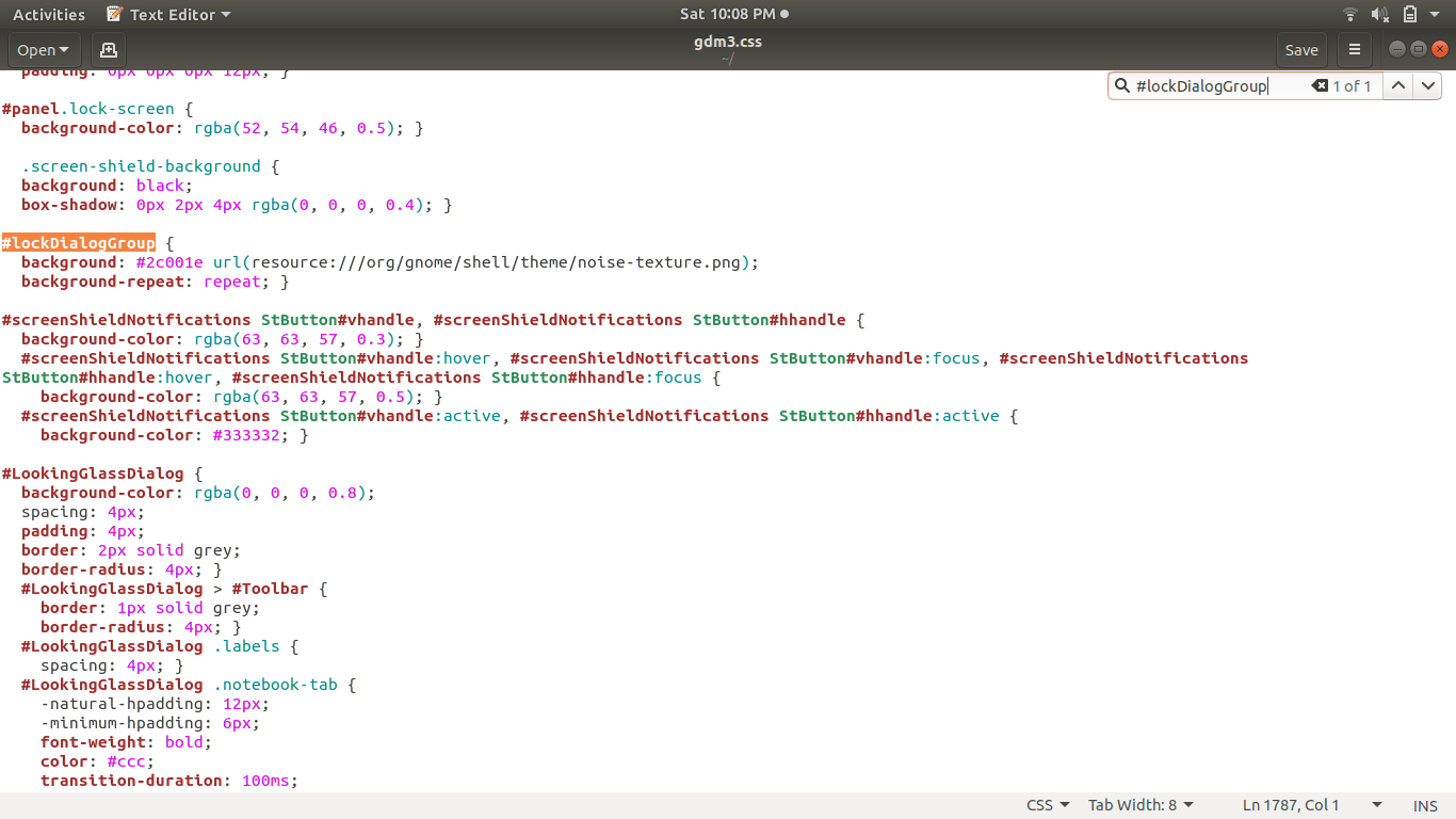 How to change login screen background in Ubuntu