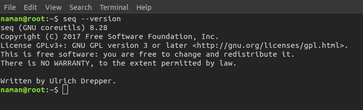 seq command in Linux with Examples