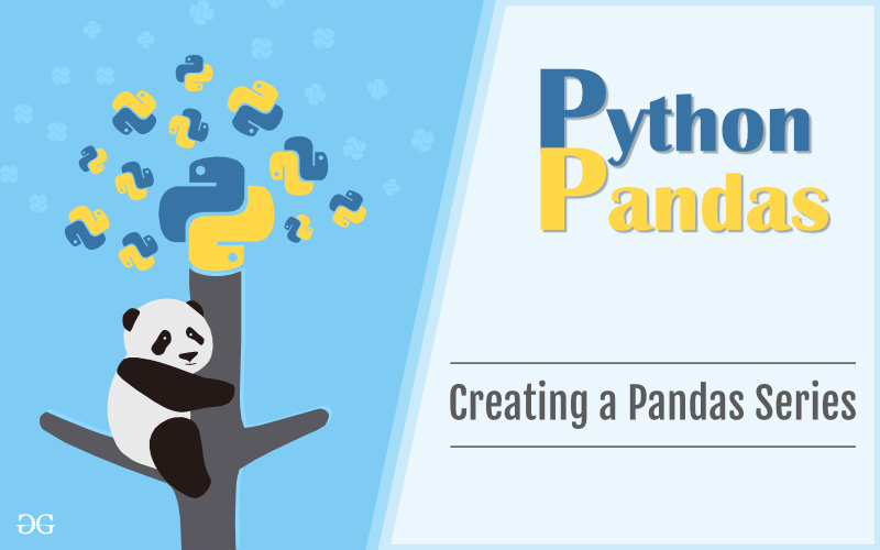 Creating a Pandas Series
