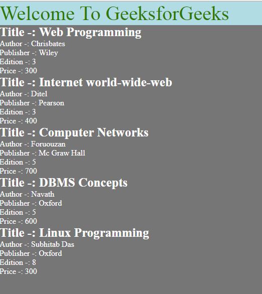 40 Display Xml In Html Table Javascript Modern Javascript Blog