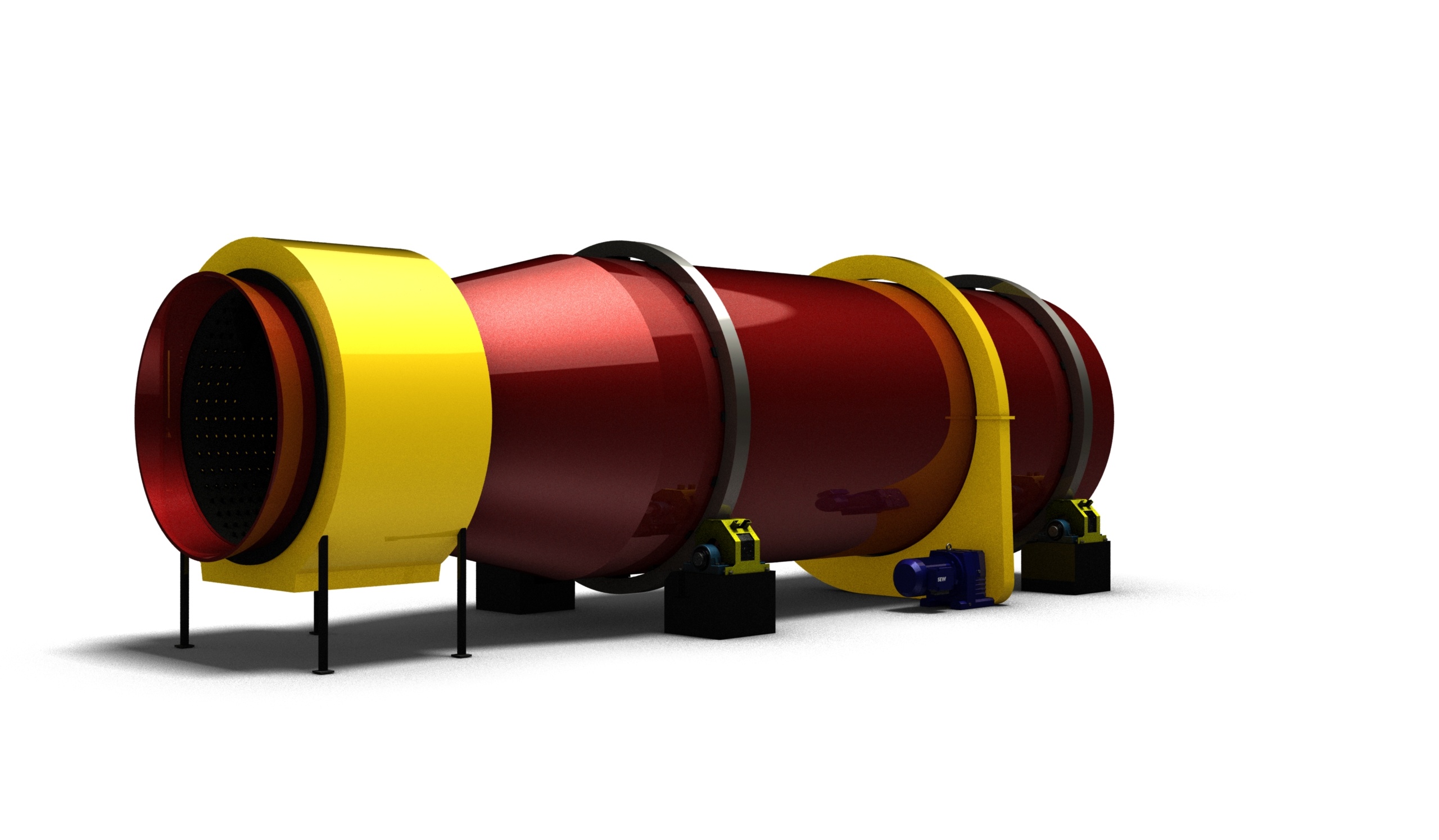 Rotary Cooling Drums General Kinematics