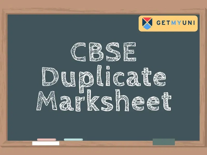 CBSE Duplicate Marksheet Direct Link, Application Process and Fees