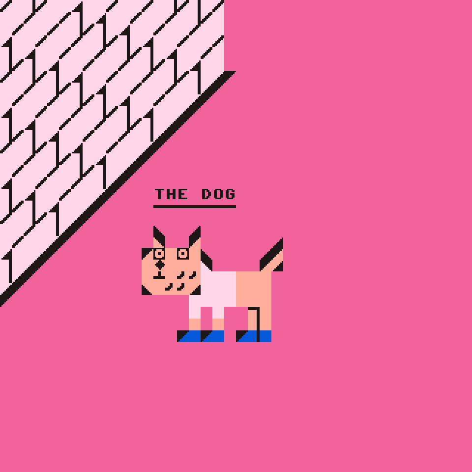 Dog Pink GIF by ailadi Find & Share on GIPHY