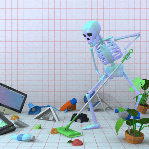 Clean Skeleton GIF by jjjjjohn - Find & Share on GIPHY