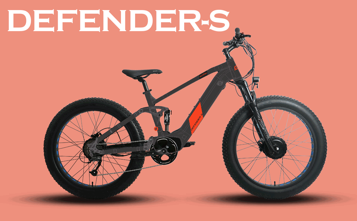 EUNORAU Defender S Electric Bicycle Launched With All Wheel Drive