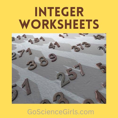 Integer Worksheets for Kids Free Printable Math Fun