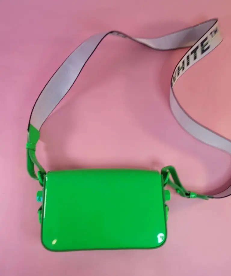 OffWhite Offwhite highlighter green small binder clip bag Grailed