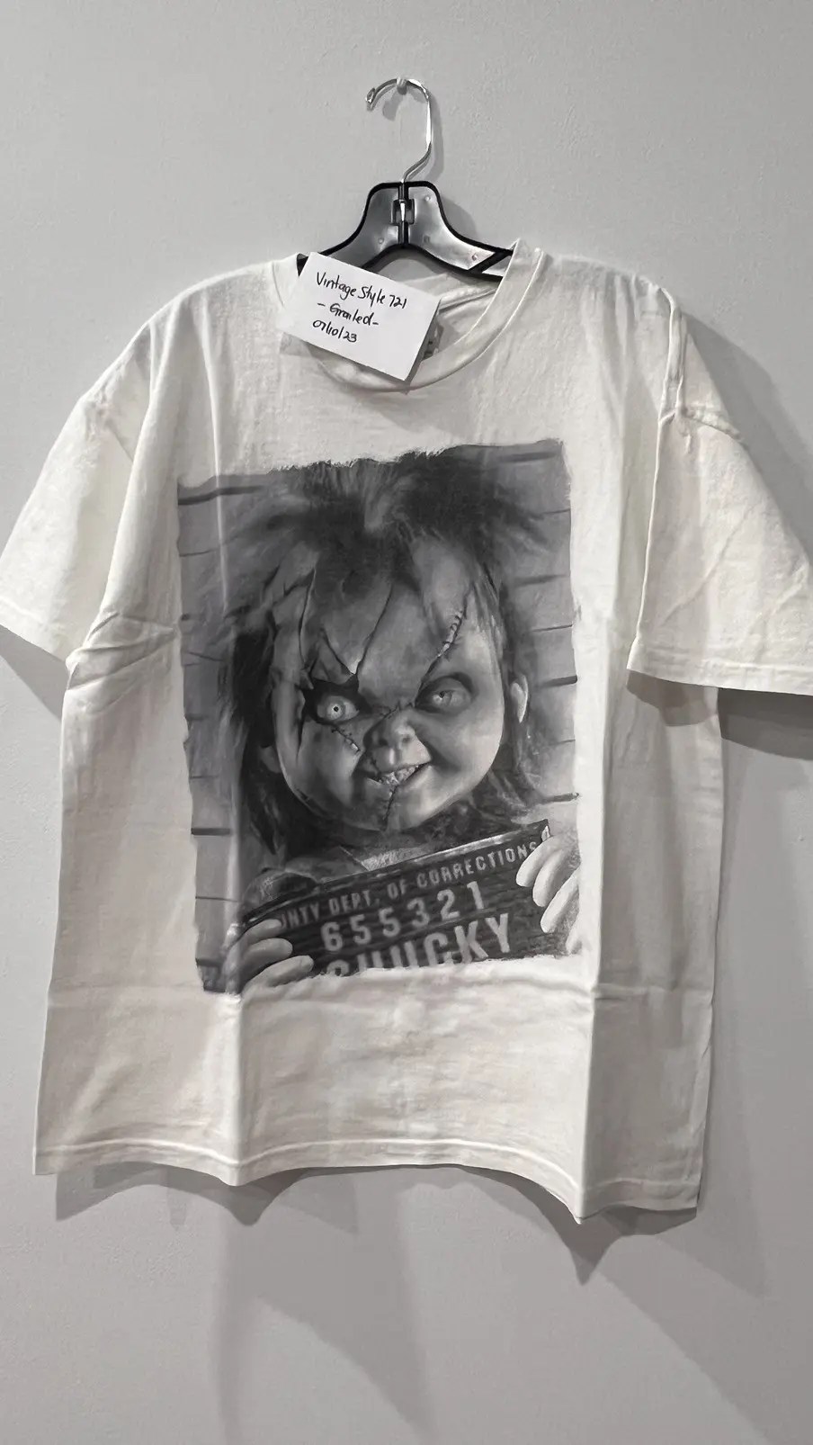 Vintage Chucky Horror Movie Tee Shirt Size XL / Delta Tag Grailed