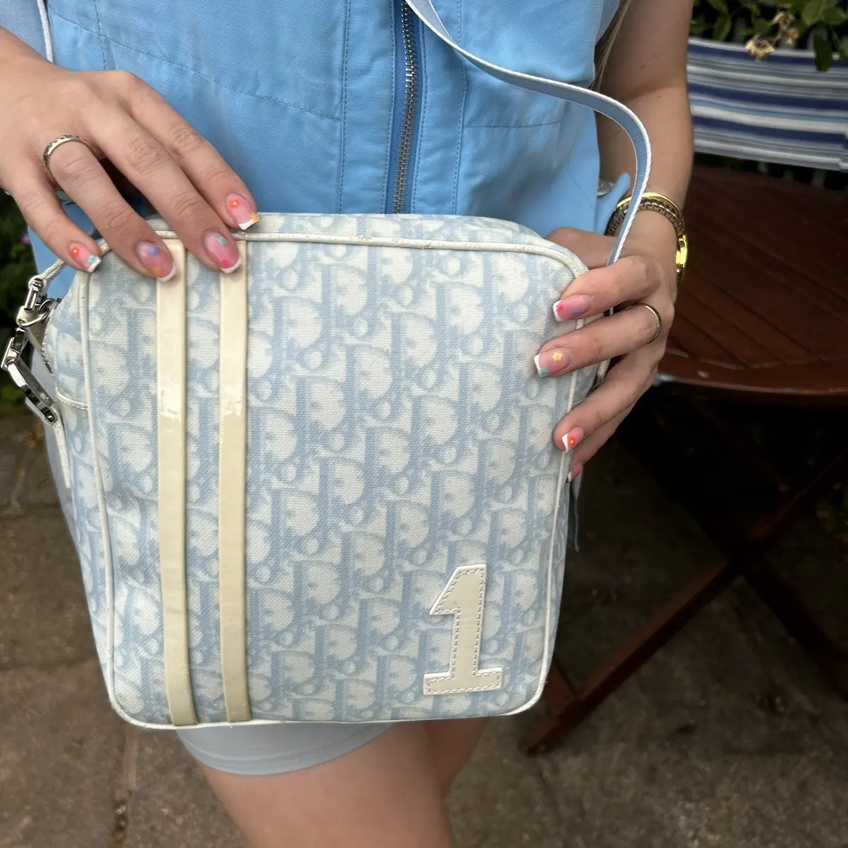 Dior Baby Blue Christian Dior Cross Body Bag Grailed