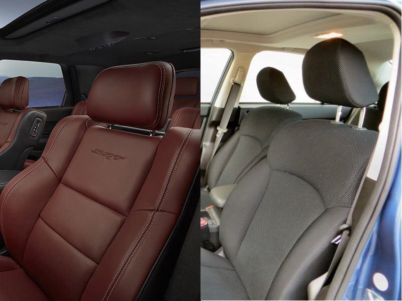 Comparison Leather Car Interior vs. Cloth Car Interior Autobytel