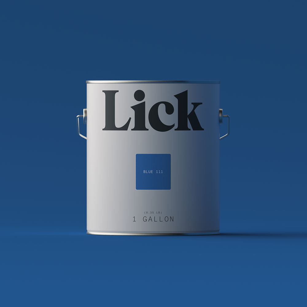 Blue 111 Cobalt NHS Blue Paint Matt Interior Paint Lick