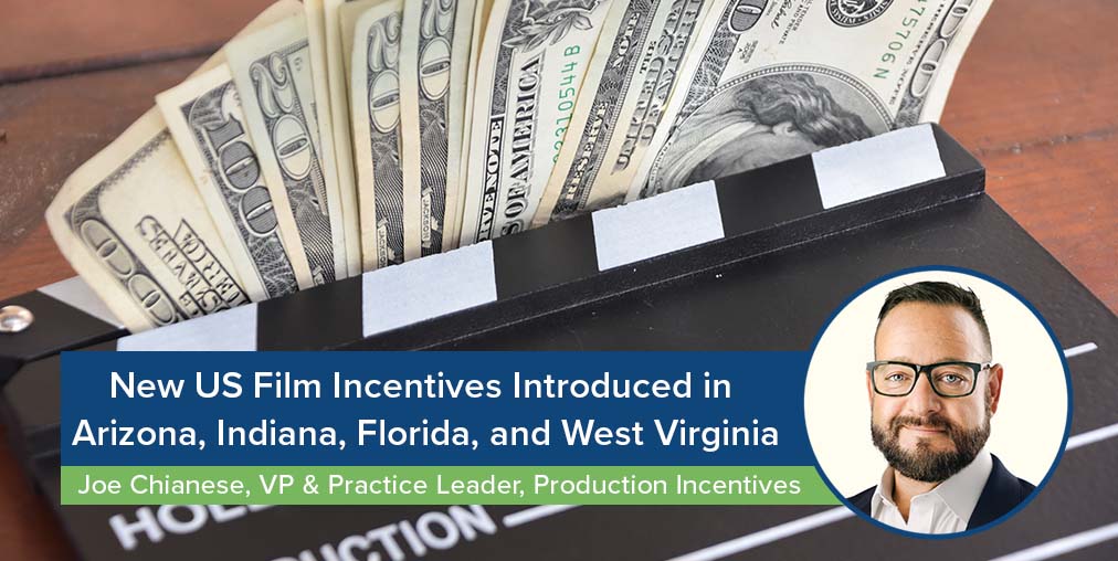 New US Film Incentives Introduced in Arizona, Indiana, Florida, and