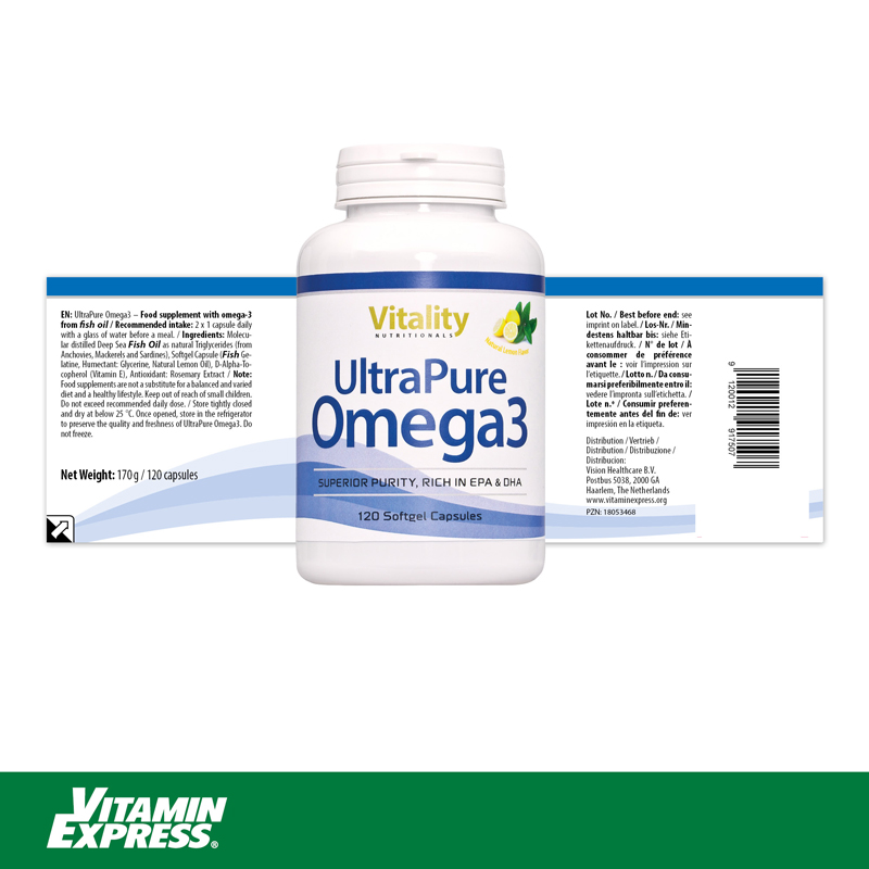 Acheter des gélules d'oméga 3 UltraPure Omega 3 VitaminExpress