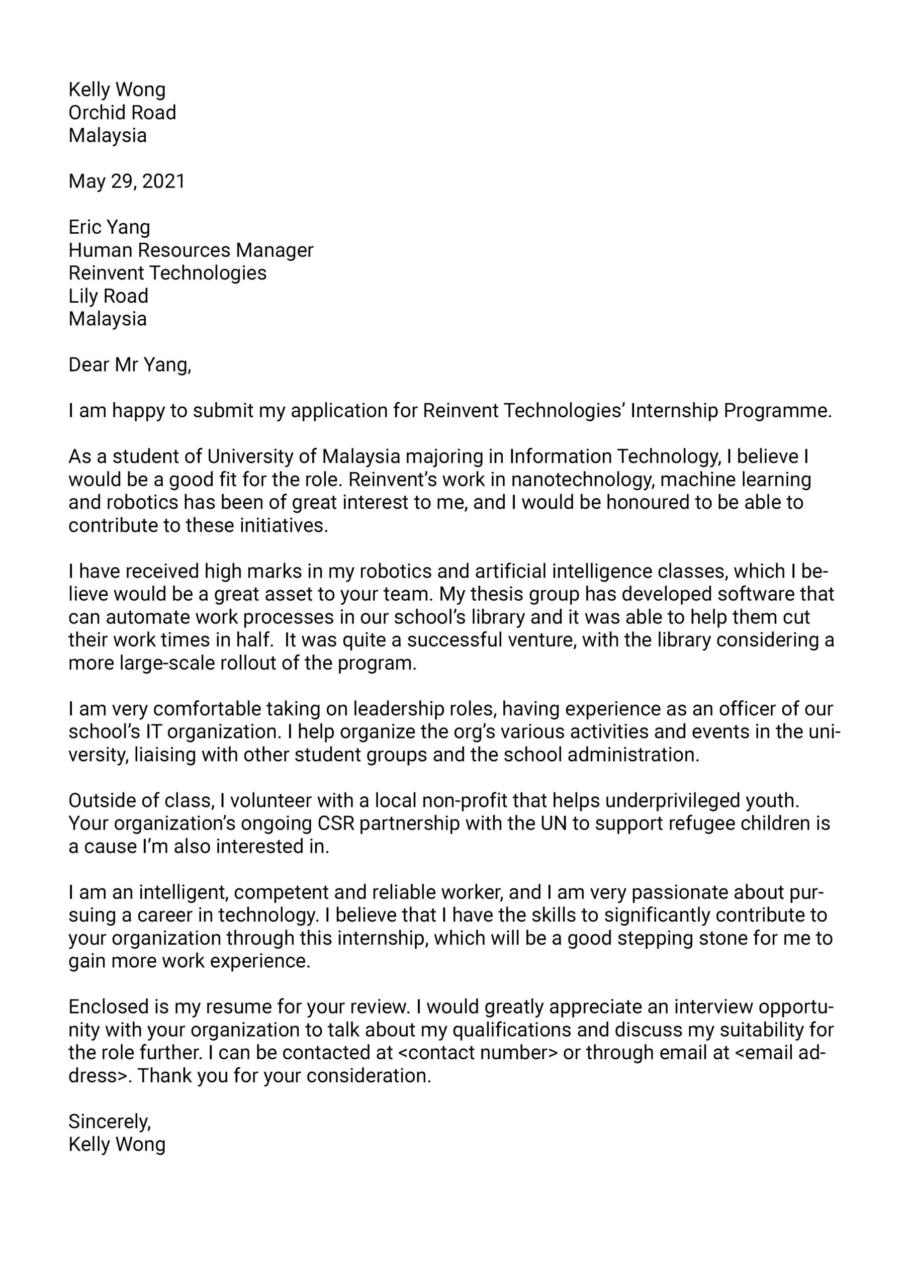 5 Steps to Writing a Good Cover Letter That Will Get You an Internship