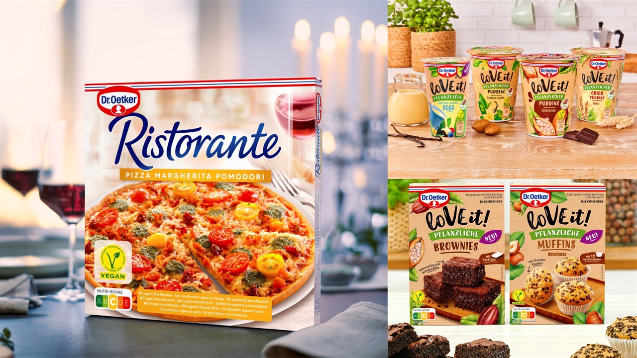 Vegan alternatives Dr. Oetker press release