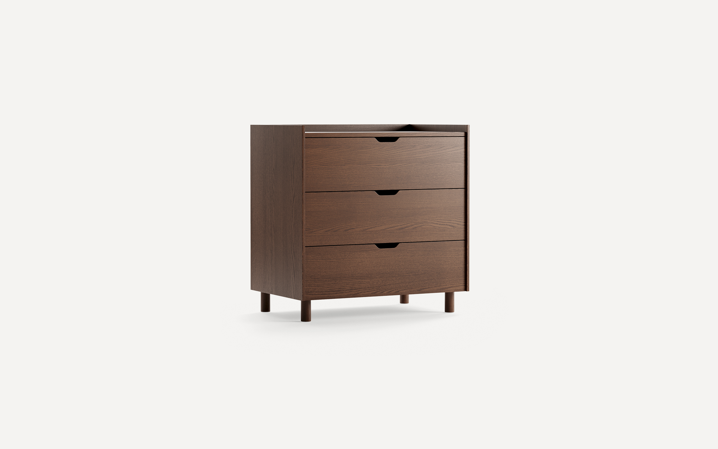 Prospect 3-Drawer Low Wood Dresser - Burrow
