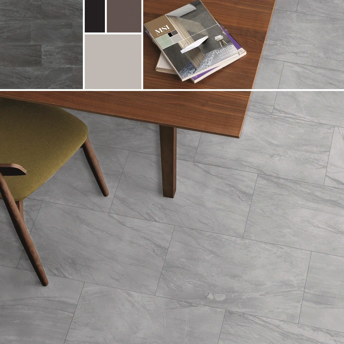 Durban White in WhiteCool Porcelain Matte Tile MOXIE Kitchen & Bath