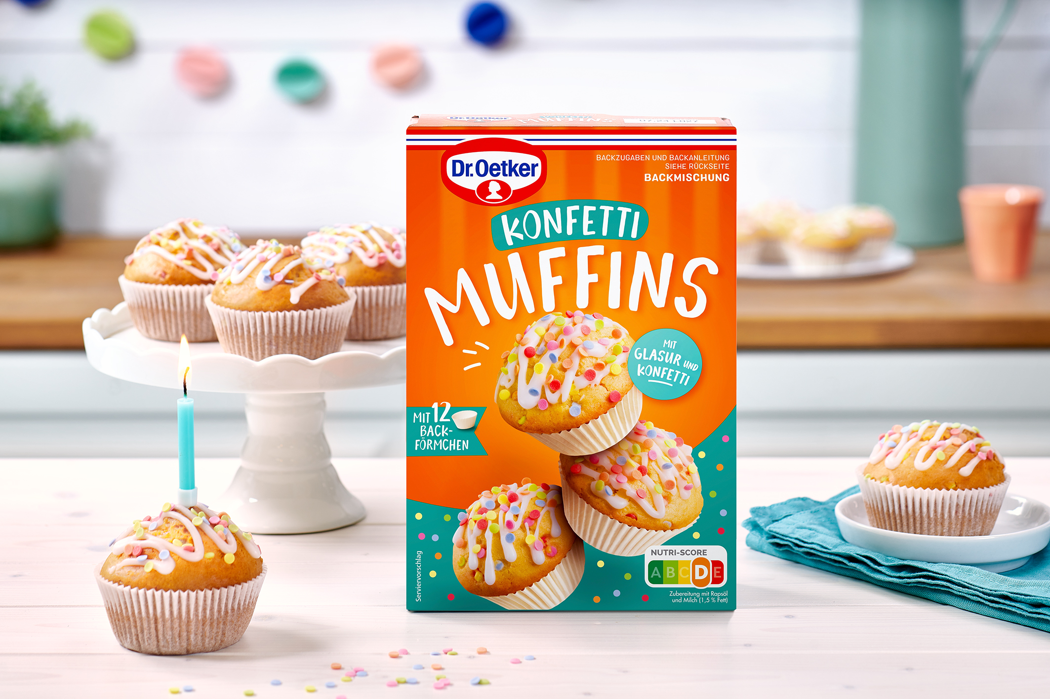 KonfettiMuffins Backmischung Dr. Oetker PresseInformation