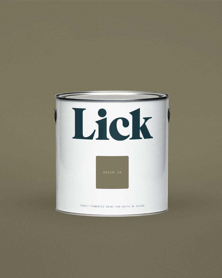 Green 19 Earthy Green Paint Matt Emulsion Paint Lick