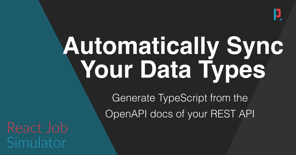 React & REST APIs EndToEnd TypeScript Based On OpenAPI Docs