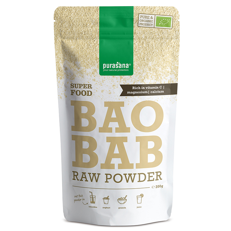 Acheter de la Poudre de Baobab Bio Purasana sur VitaminExpress