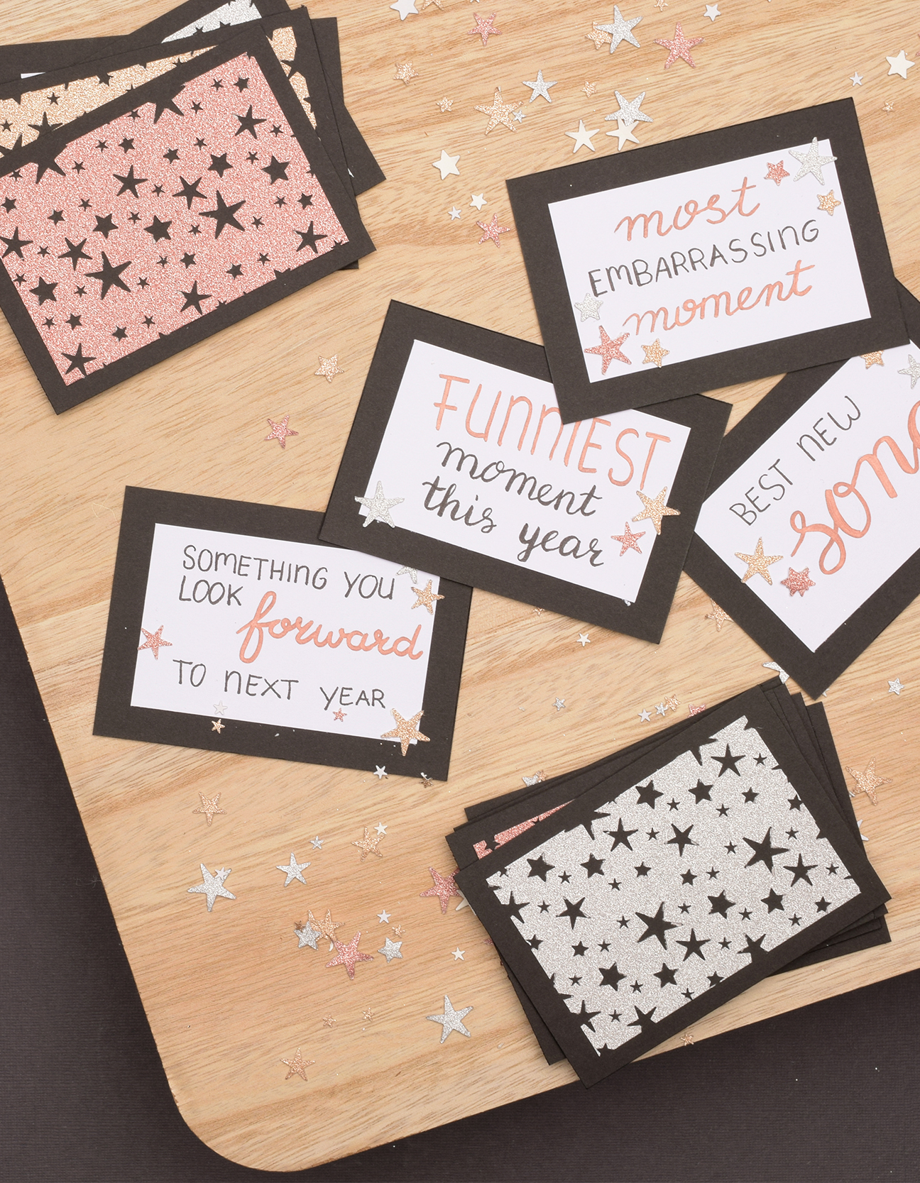 Make your own educational cardstock advent calendar