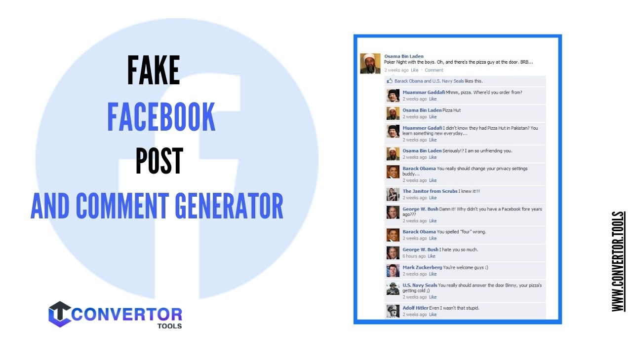 How to facebook post and comment generator