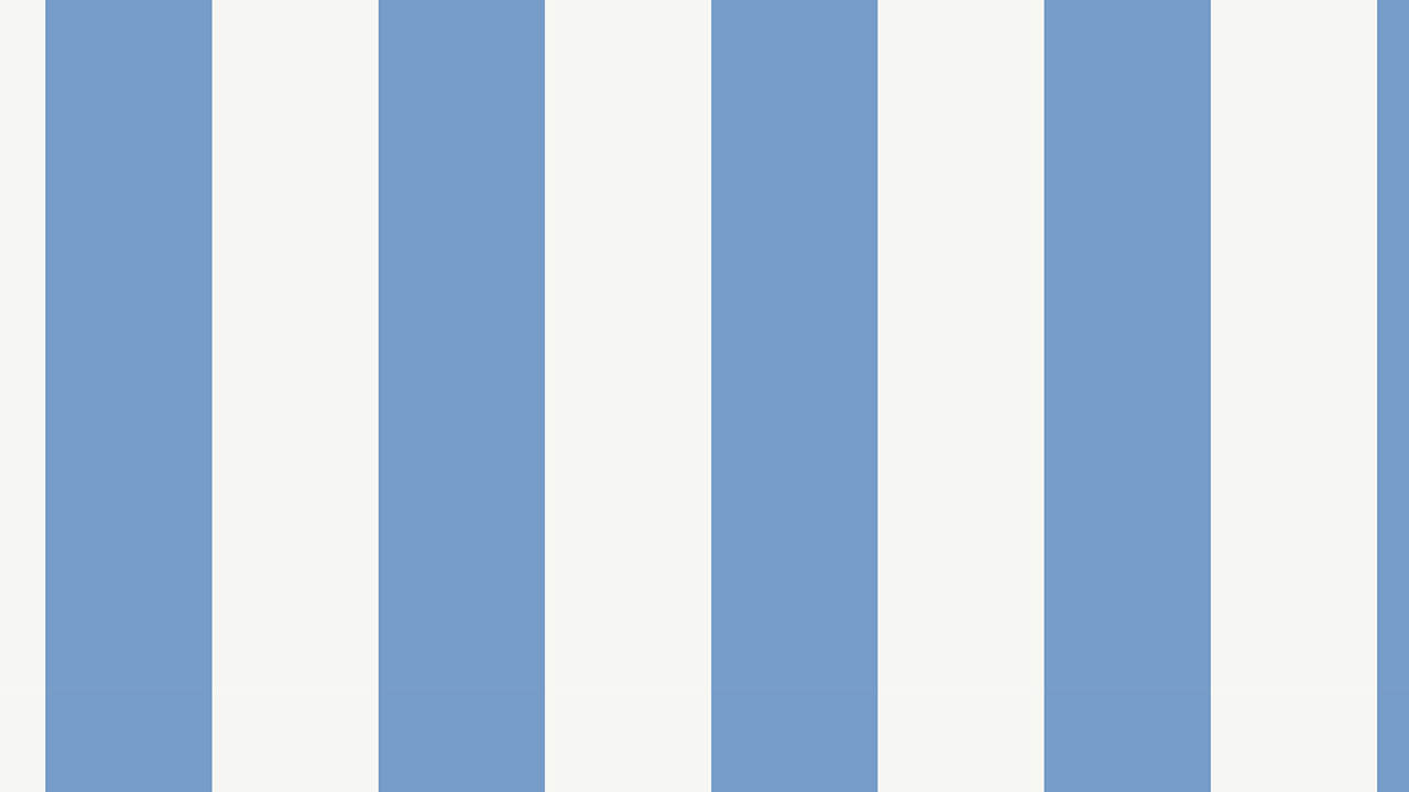 Painted Stripe 02 Blue and White Striped Wallpaper Lick