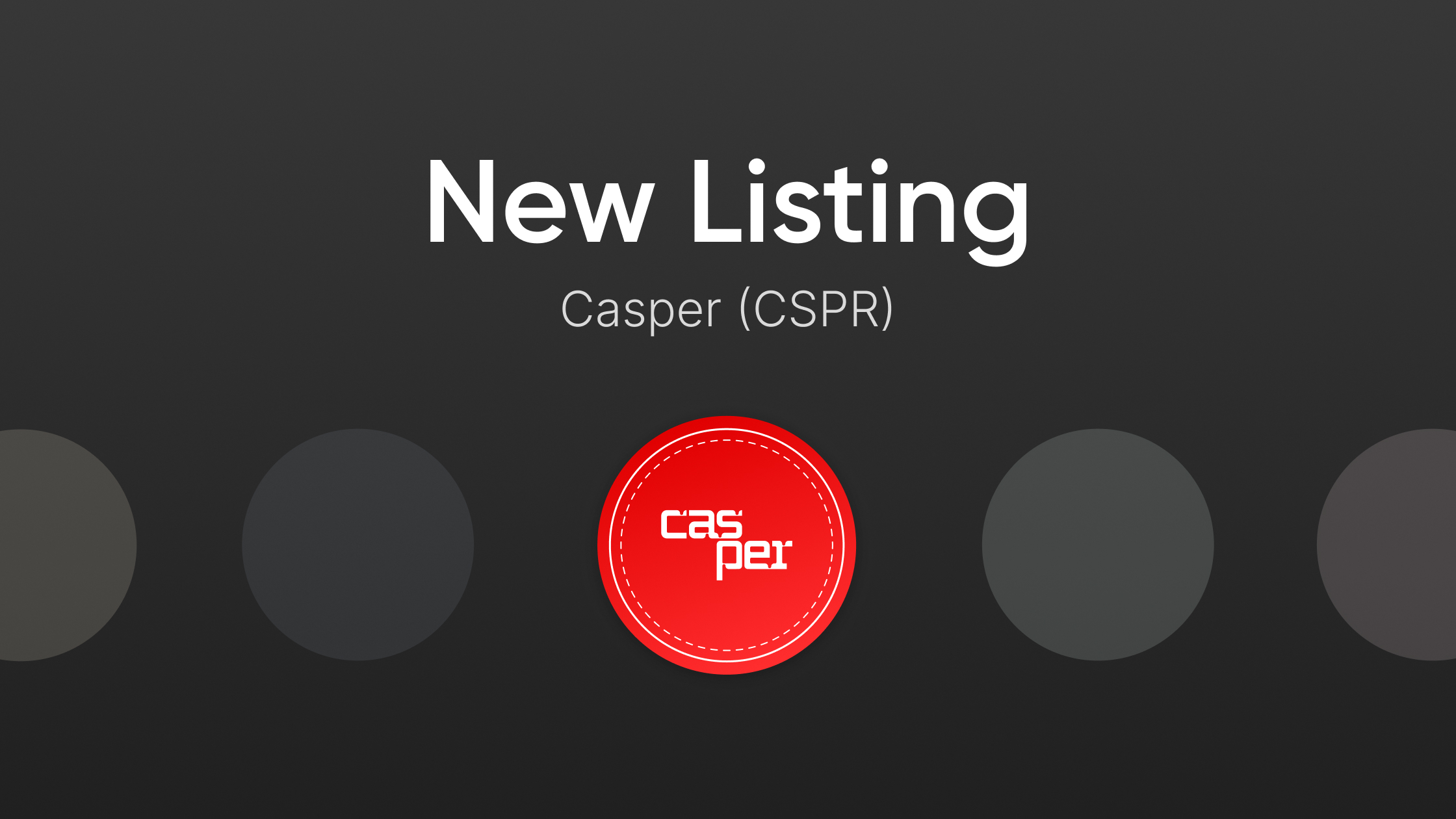 Casper vanaf 5 december beschikbaar op Bitvavo