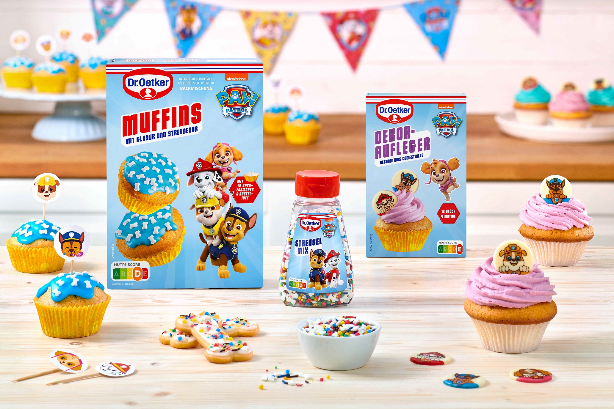 PAW Patrol® Dekor & Backprodukte Dr. Oetker Presseinformation