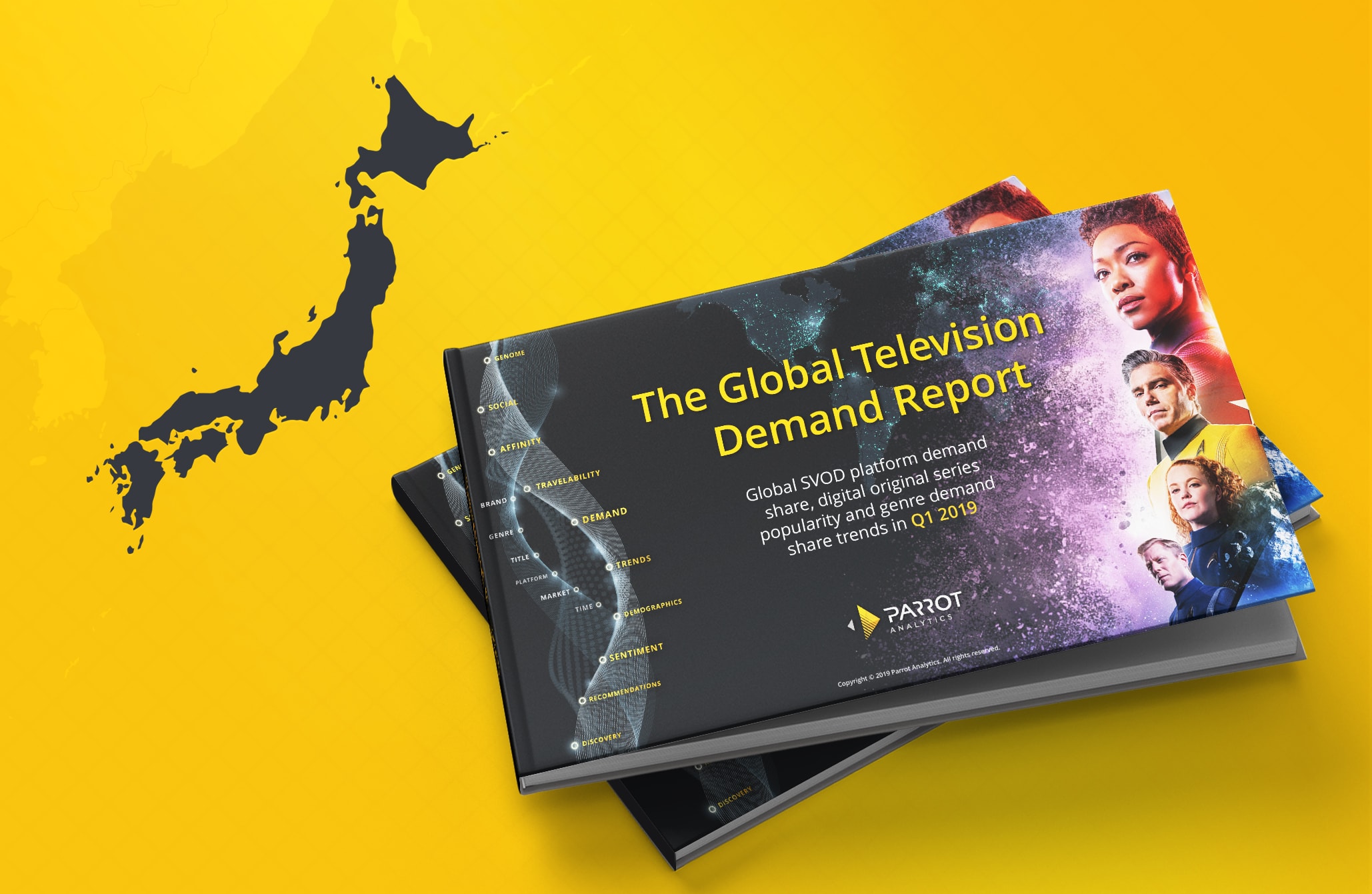 The most popular streaming television series in Japan Parrot Analytics