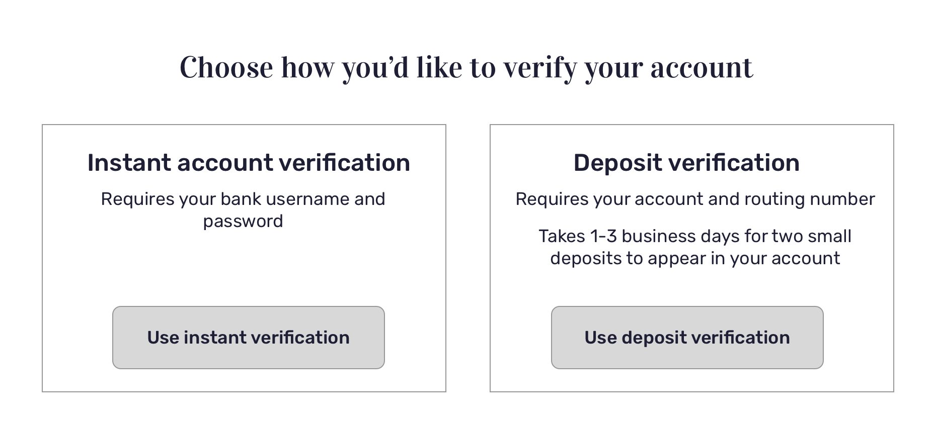 Alternatives to Microdeposits for Account Verification