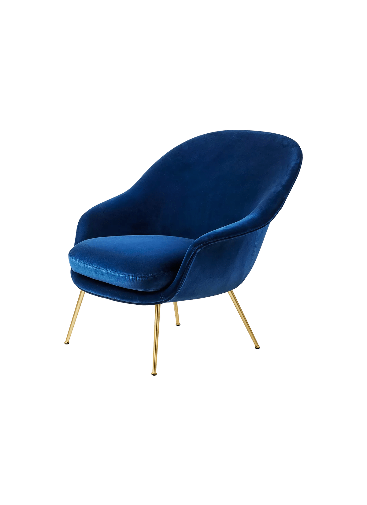 Gubi Bat Lounge Chair, Fully Upholstered