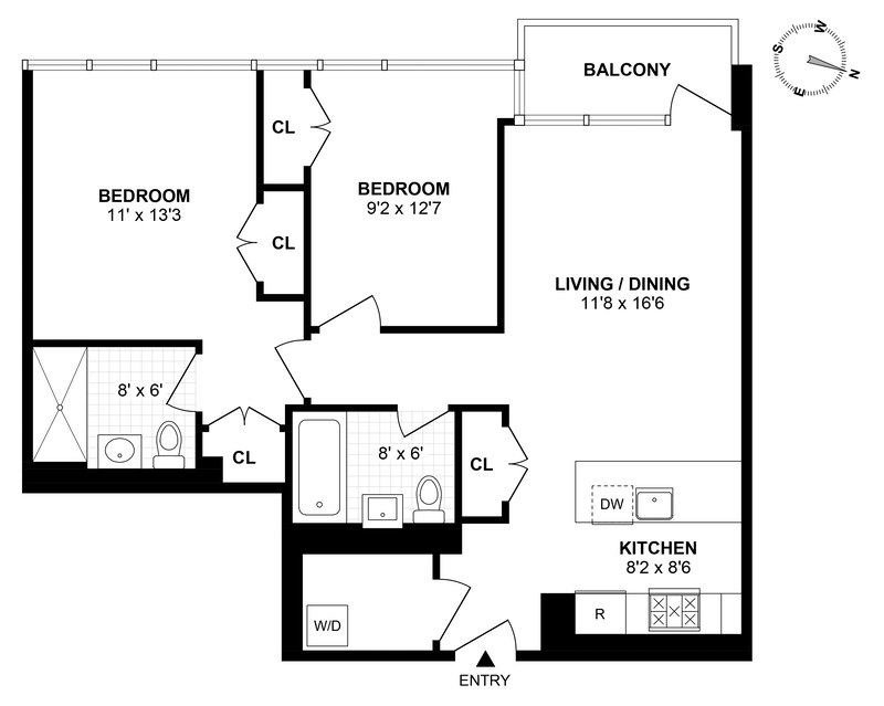 50 Greenpoint Avenue 5E, Greenpoint, Brooklyn, NY, 1,377,500, 