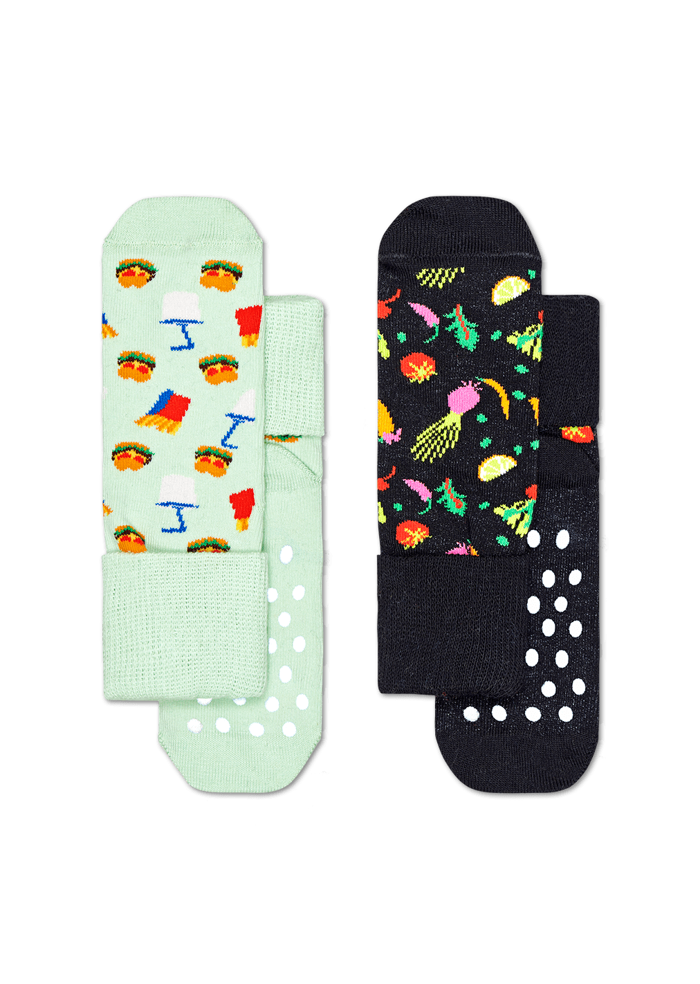 Blue AntiSlip Baby Socks Big Dot Happy Socks US