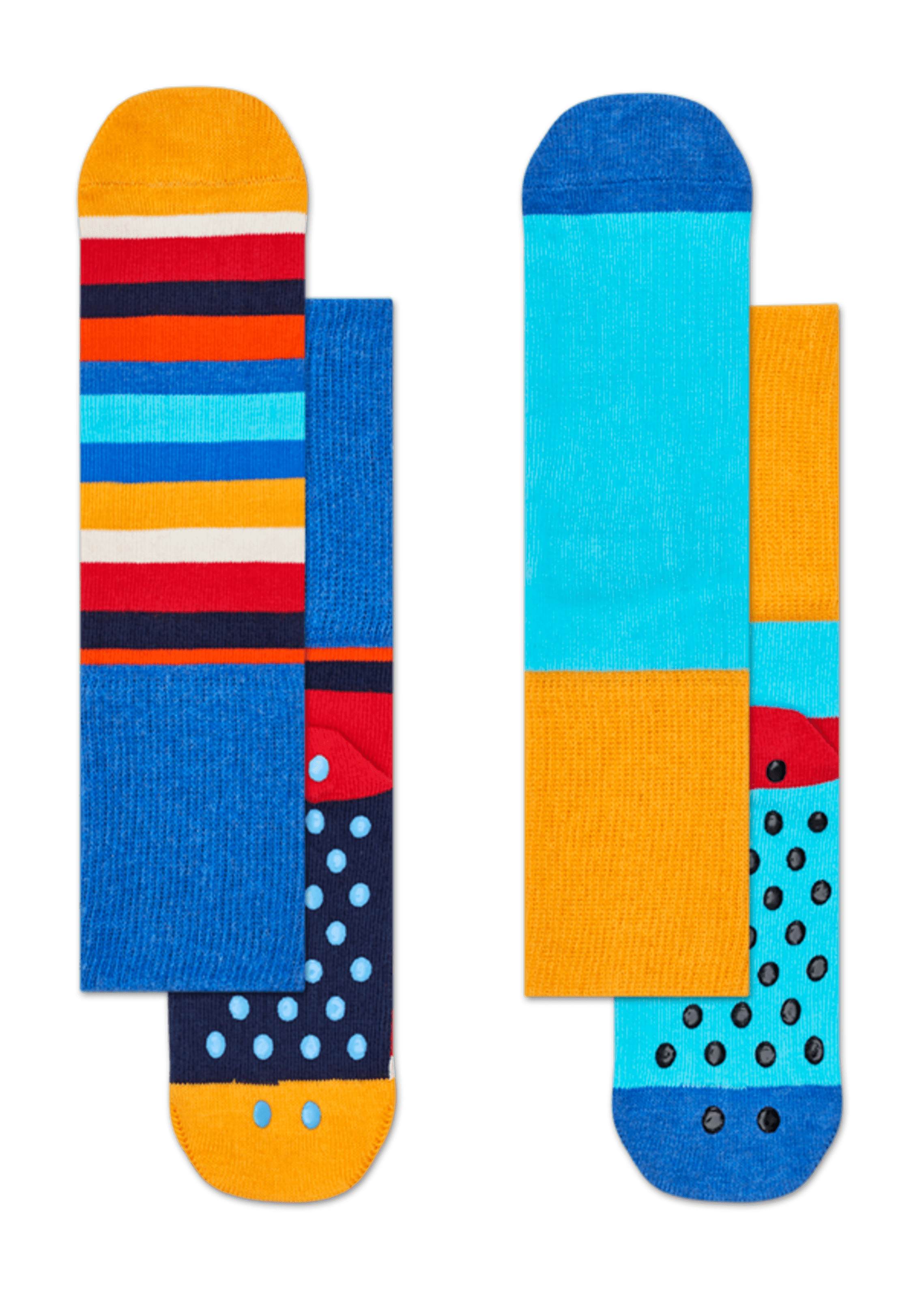 Blue AntiSlip Baby Socks Big Dot Happy Socks US