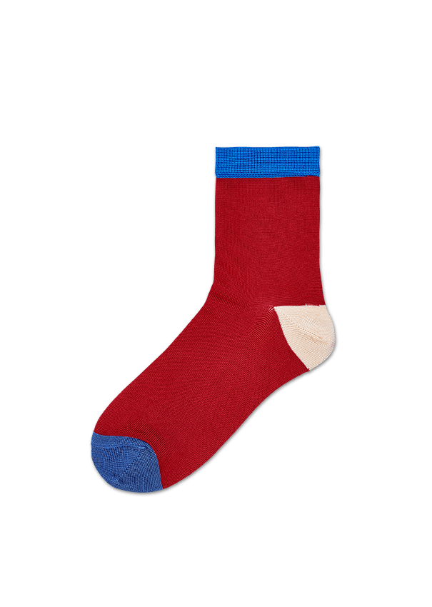 Women's Ankle Socks Grace Red Hysteria Happy Socks EU