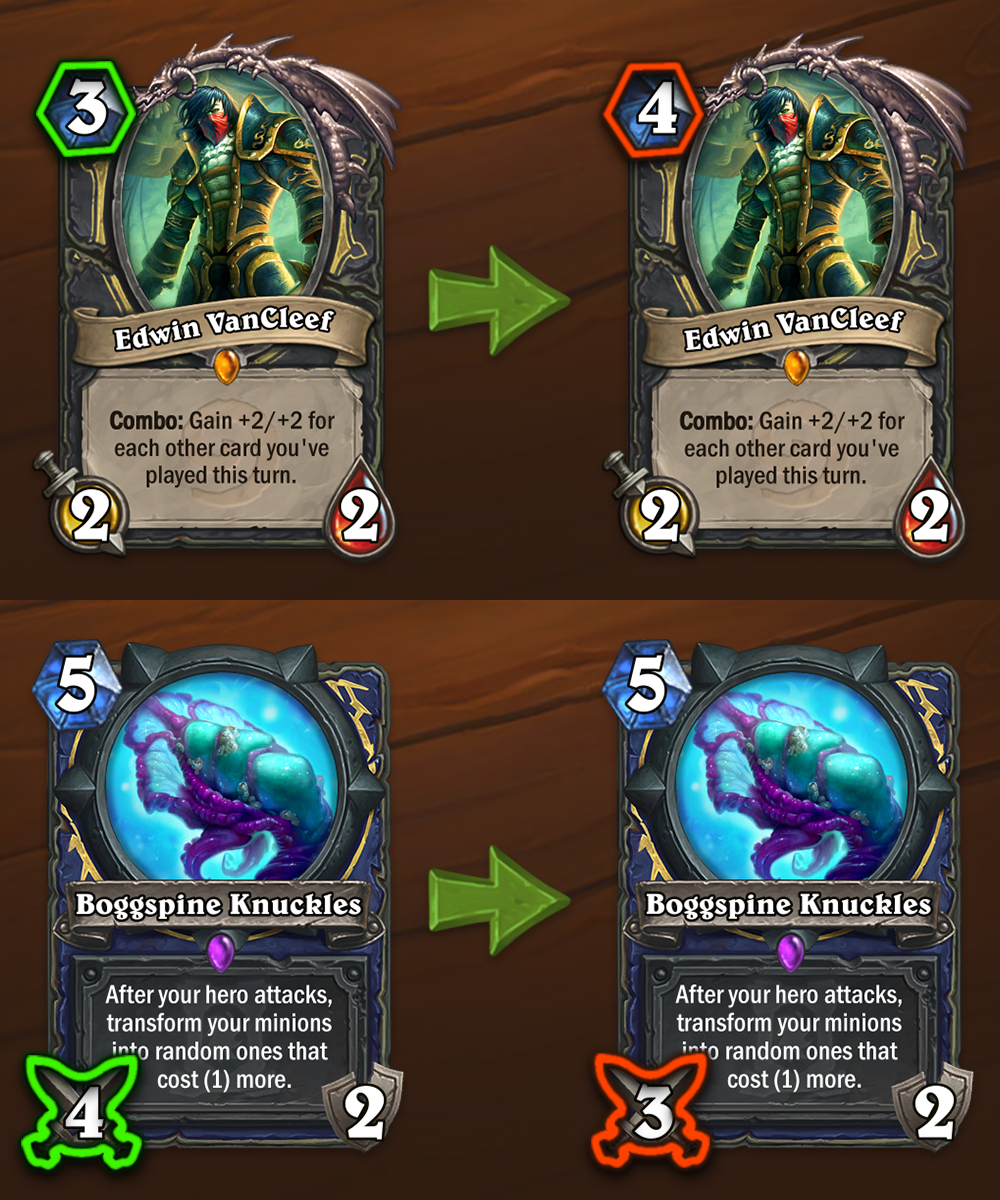 19.2.1 Patch Notes Edwin & Boggspine Nerfs Battleground Change News HearthPwn