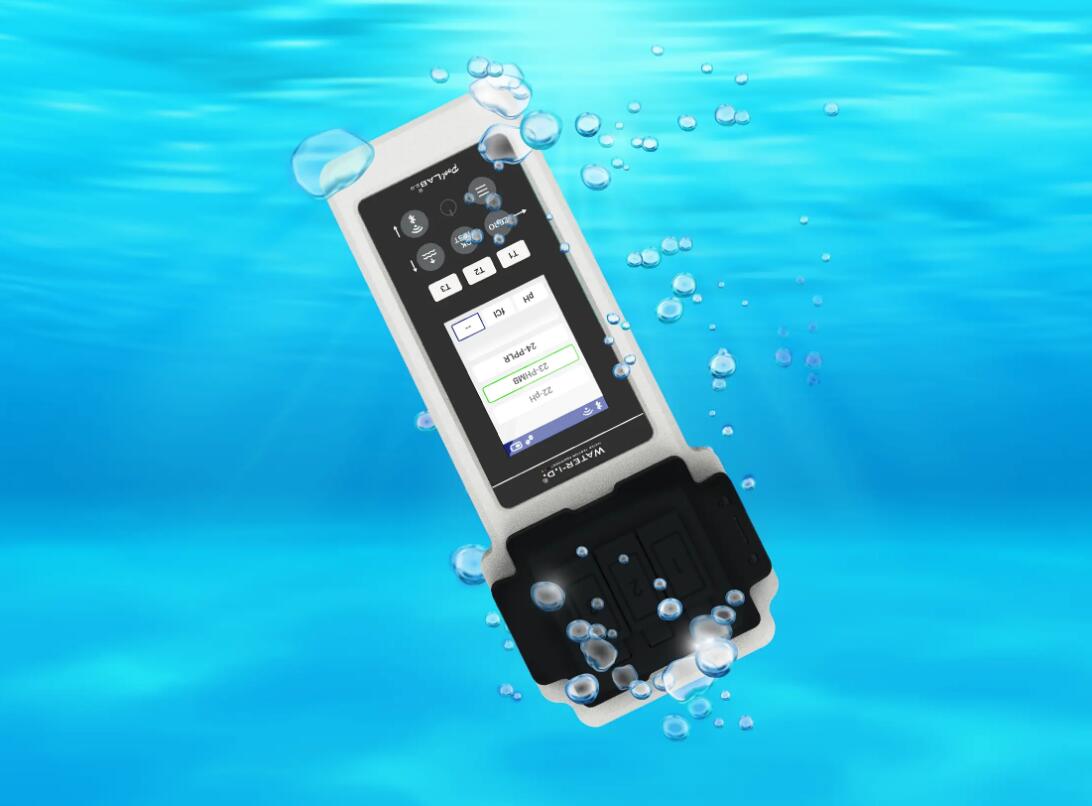 WaterID PoolLab 2.0 Photometer, elektronisches Messgerät für