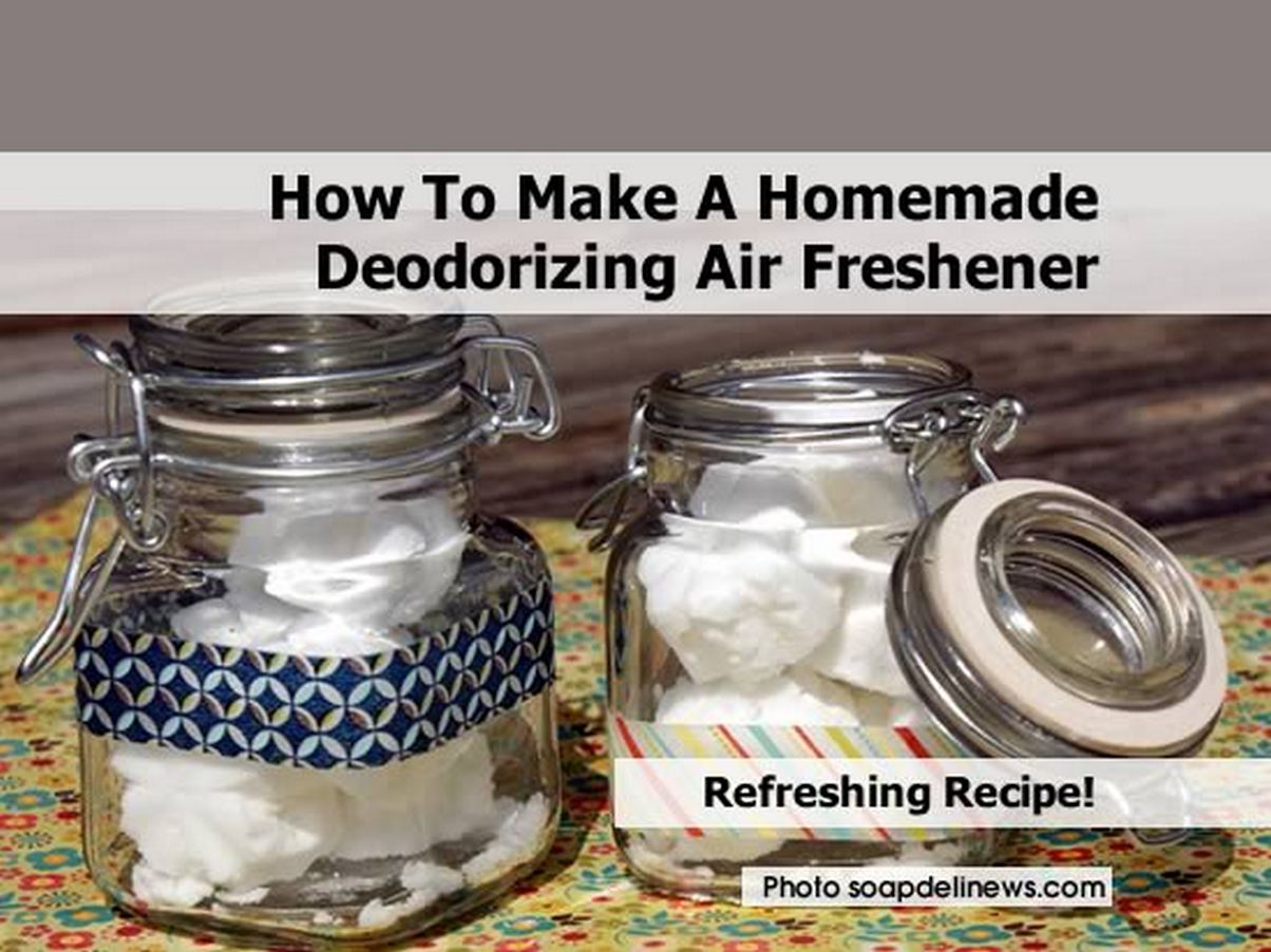 How To Make A Homemade Deodorizing Air Freshener