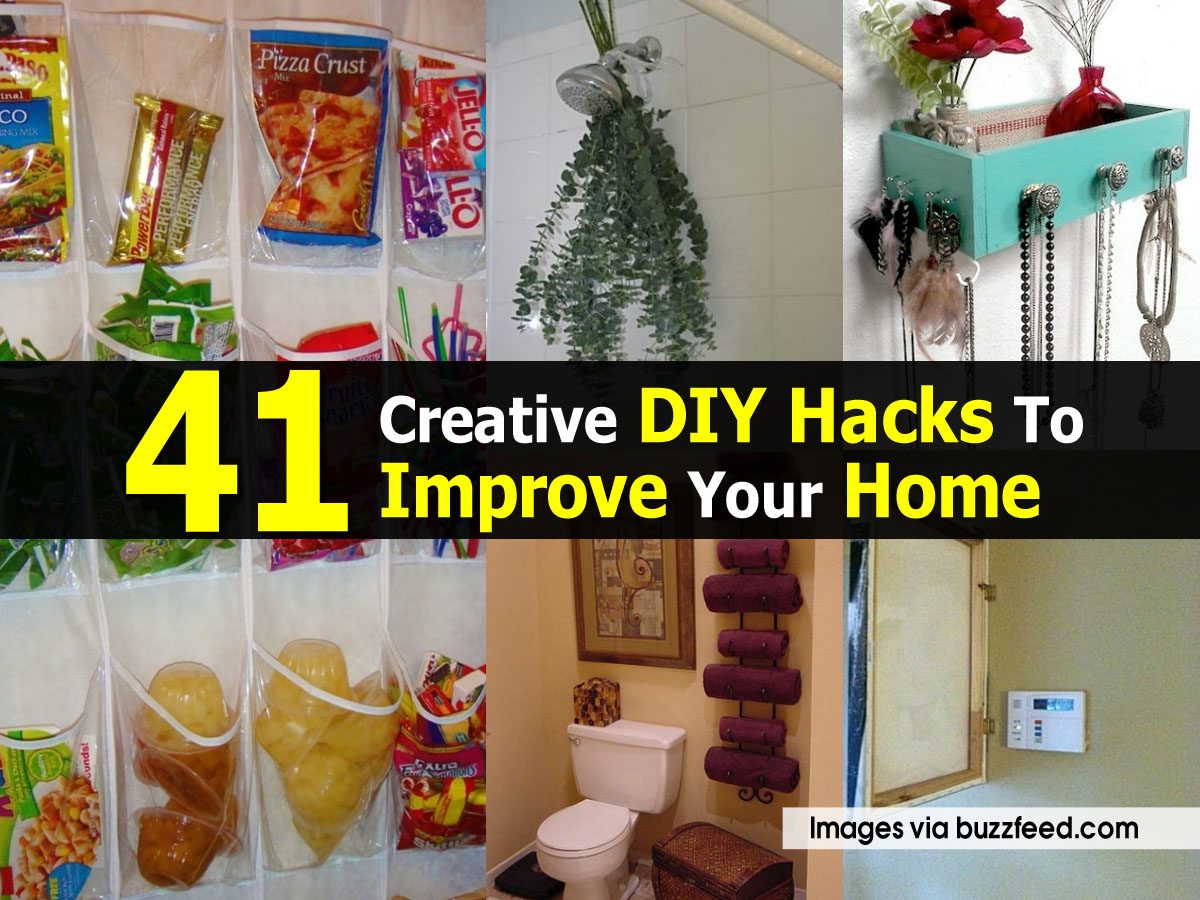 41 Creative DIY Hacks To Improve Your Home