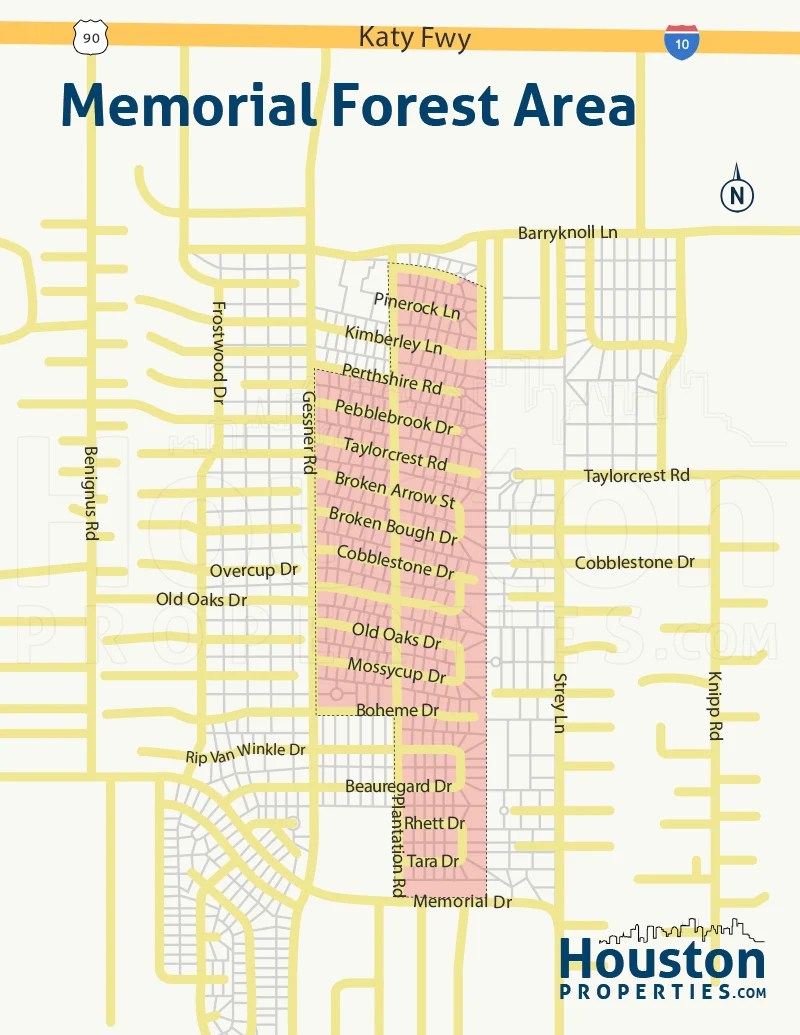 Memorial Forest Houston Maps Memorial Forest Neighborhood
