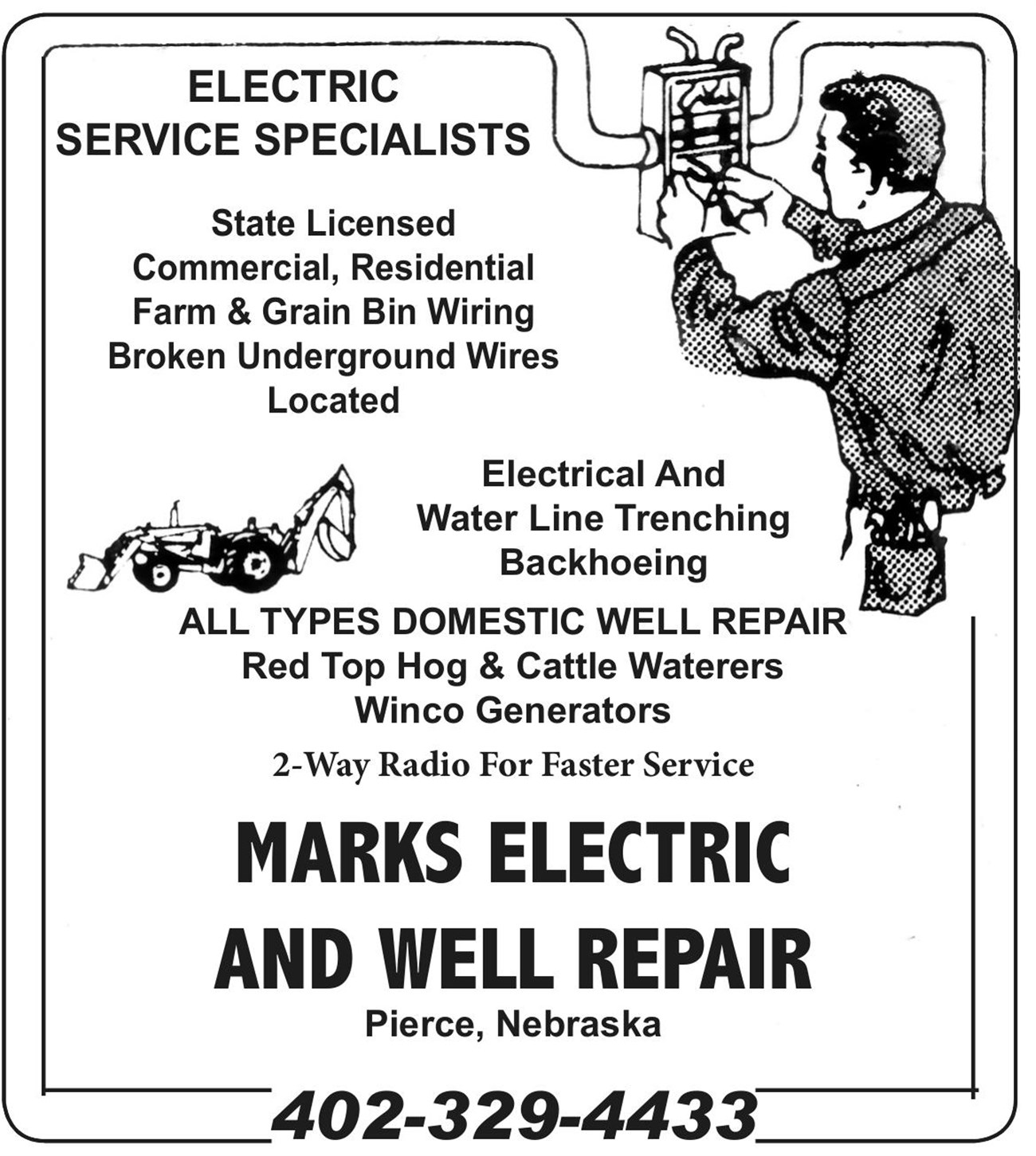 Marks Electric And Well Repair