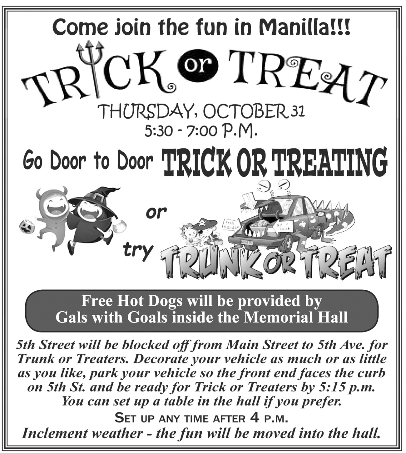 Manilla Trick or Treat