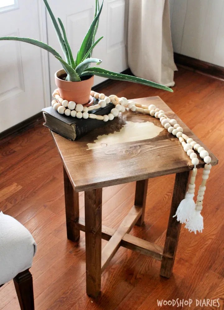 30 Cheap DIY Side Table Ideas and Plans
