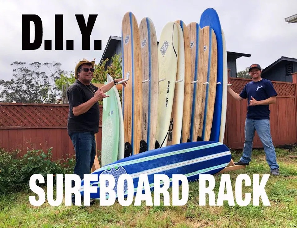 20 Homemade DIY Surfboard Rack Ideas