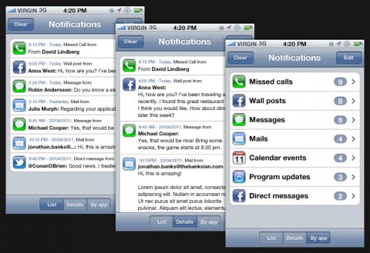 Possible Revamped Notification System for iOS 5