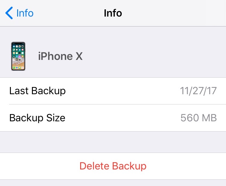 How to delete your iPhone or iPad backups from iCloud