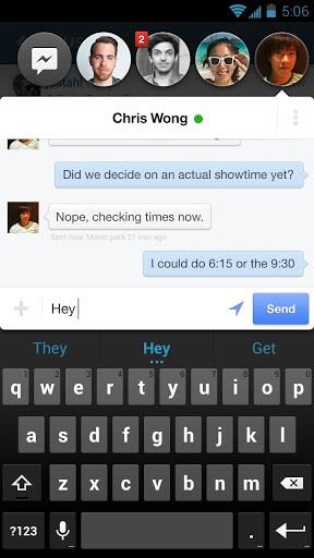 Facebook Messenger for Android (Chat Heads)