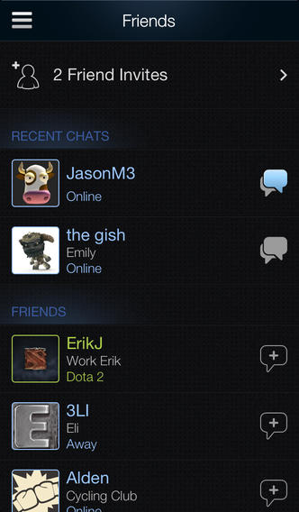 Steam 1.3 for iOS (iPhone screenshot 004)